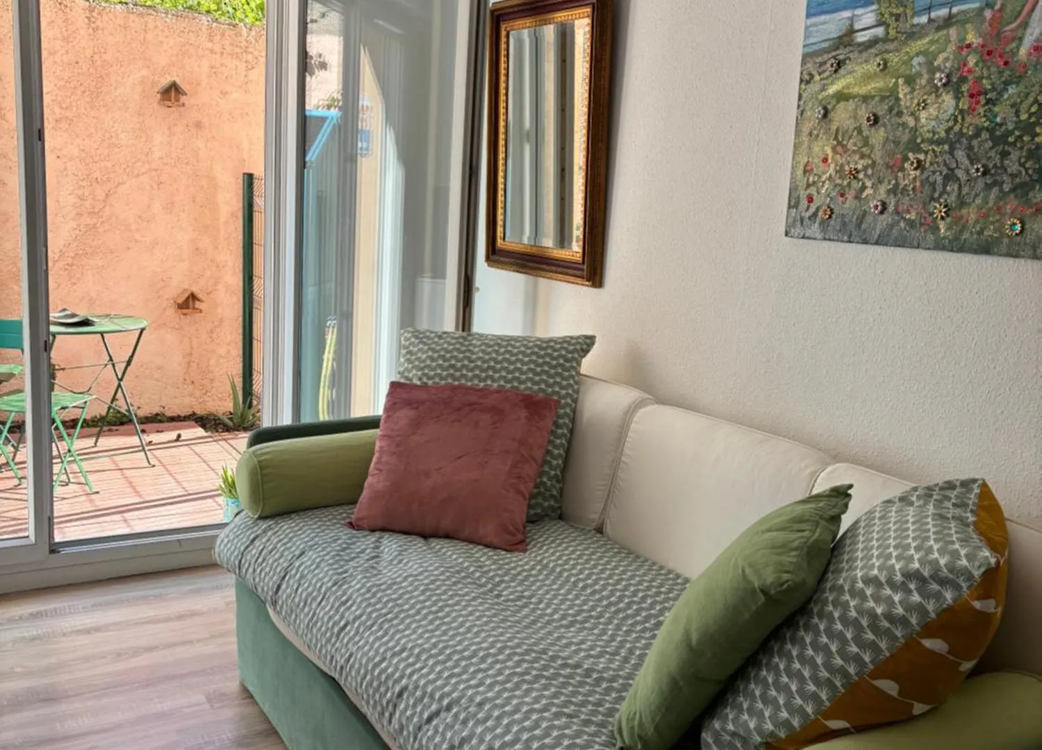 Daire Studio Jardin 5 Mn Plage Monaco Air Conditioner Beausoleil