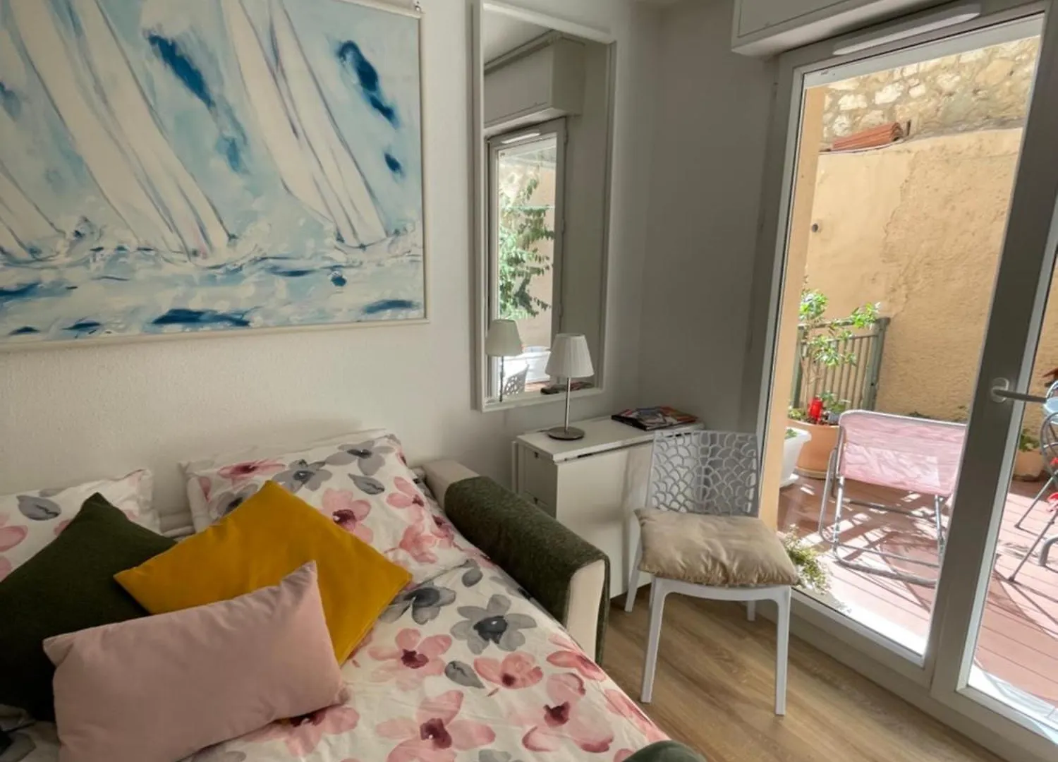 Studio Jardin 5 Mn Plage Monaco Air Conditioner Beausoleil