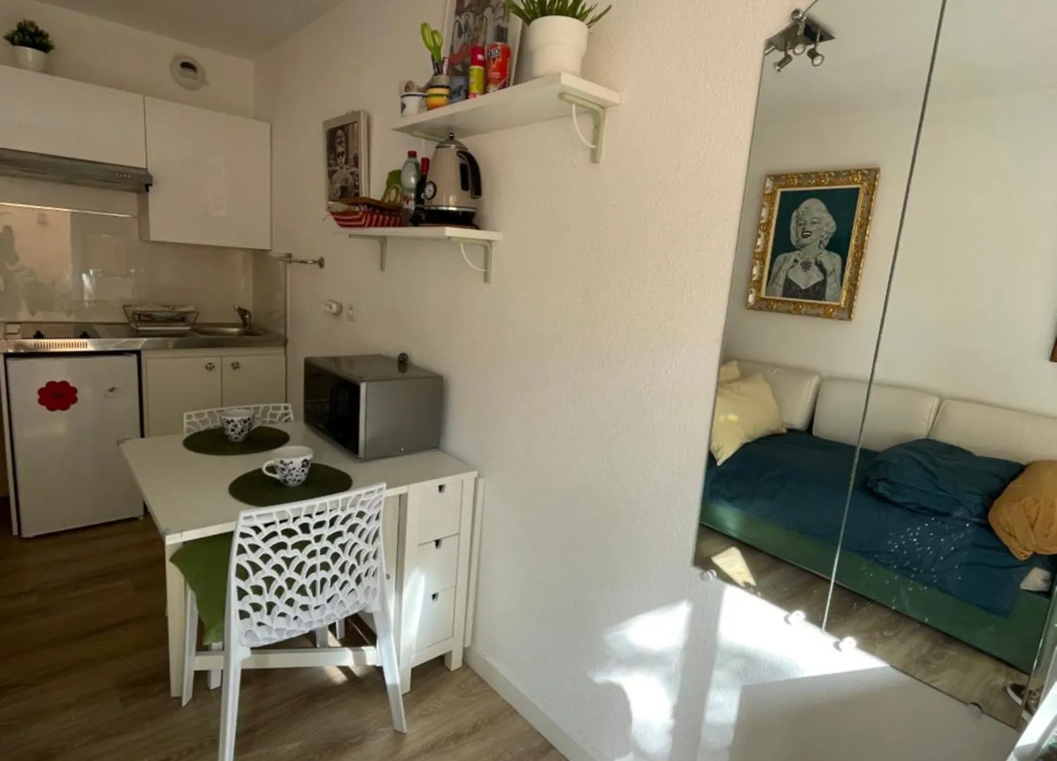 Studio Jardin 5 Mn Plage Monaco Air Conditioner Beausoleil Daire