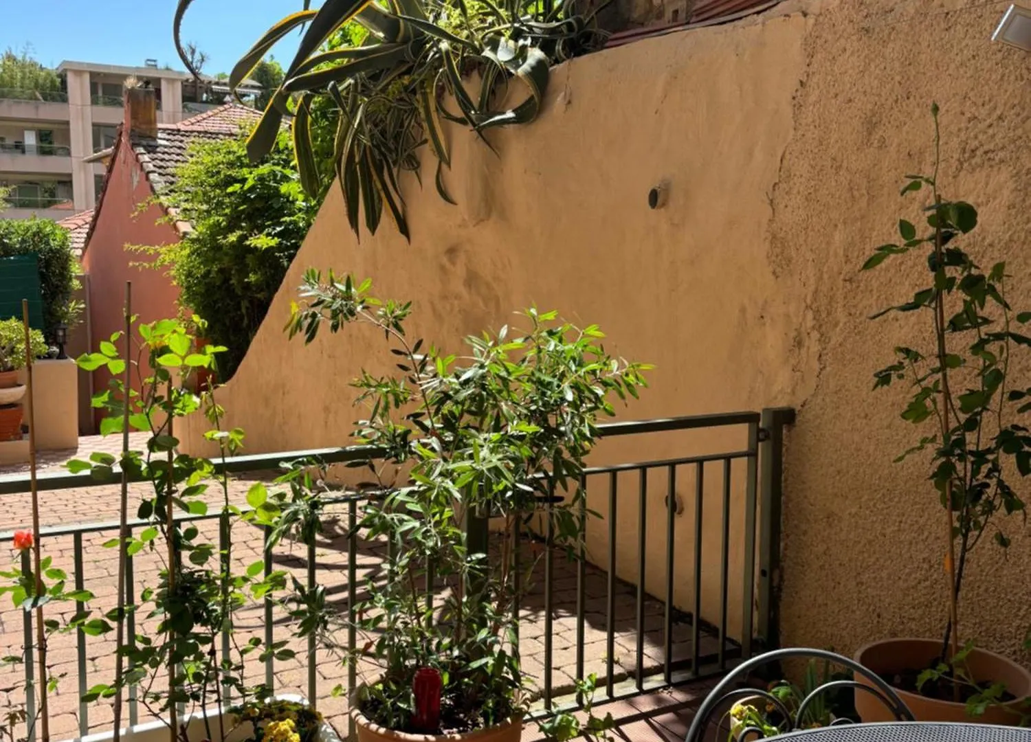 Daire Studio Jardin 5 Mn Plage Monaco Air Conditioner Beausoleil