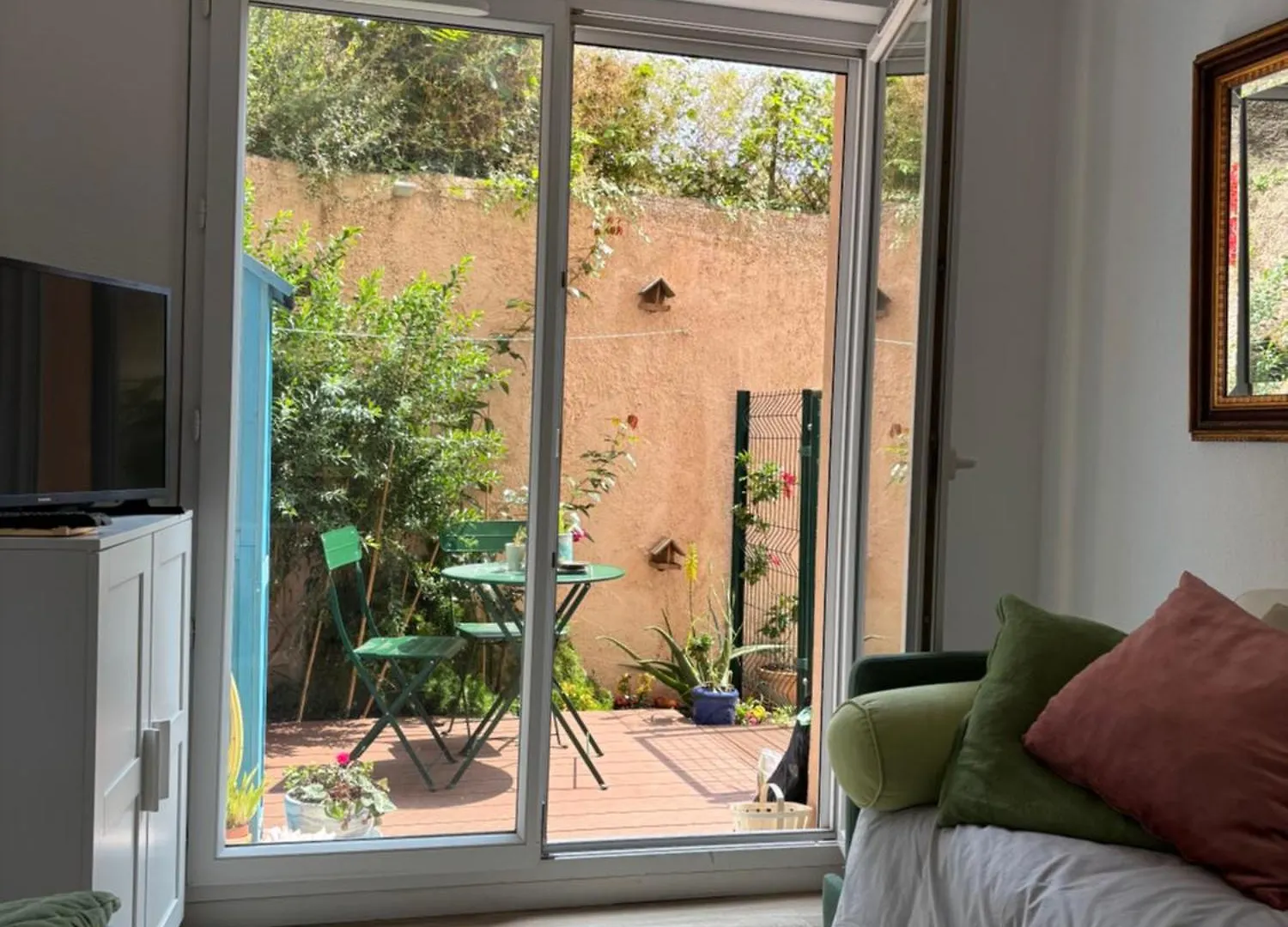 Studio Jardin 5 Mn Plage Monaco Air Conditioner Beausoleil